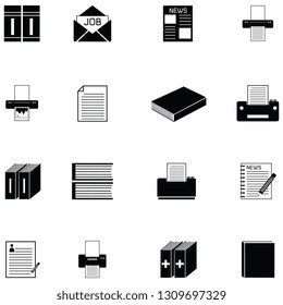 paper icon set