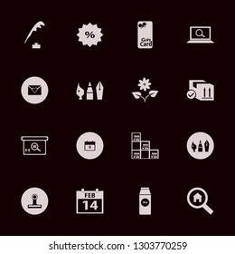 paper icon set with bookcase, find concept and drawing painting tools vector illustration