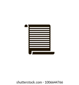 paper icon. sign design