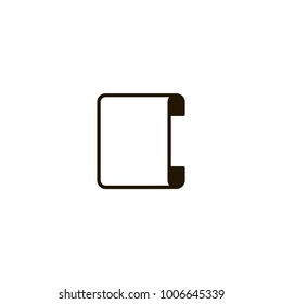 paper icon. sign design