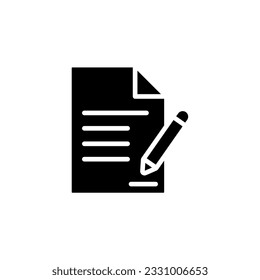 paper icon simple design in white background