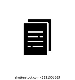 paper icon simple design in white background