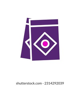 Icono de papel sólido color púrpura rosa chino nuevo año vector elemento y símbolo perfecto.