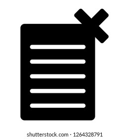 paper icon with solid style