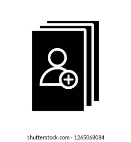 paper icon in trendy flat design