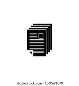 paper icon vector