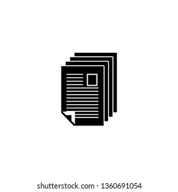 paper icon vector