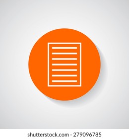 Paper icon - Vector