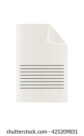 Paper icon - Vector