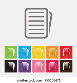 Paper icon - Vector
