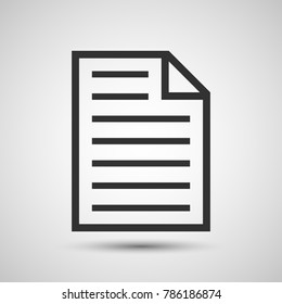 Paper icon - Vector
