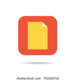 paper icon vector