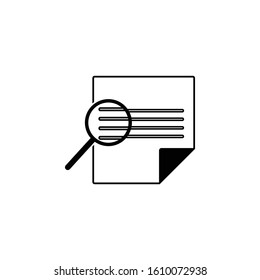 paper icon vector black illustration