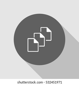 paper icon vector, can be used for web and mobile design