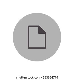 paper icon vector, can be used for web and mobile design