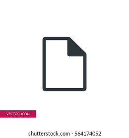 paper icon vector, can be used for web and mobile design.