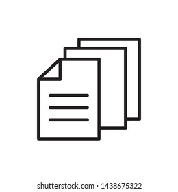 paper icon vector design template