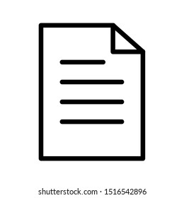 Paper icon vector design template