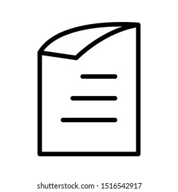 Paper icon vector design template