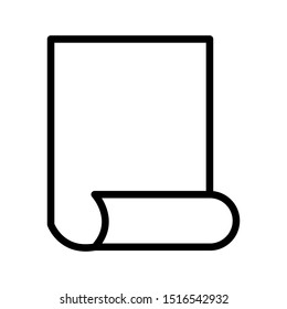 Paper icon vector design template