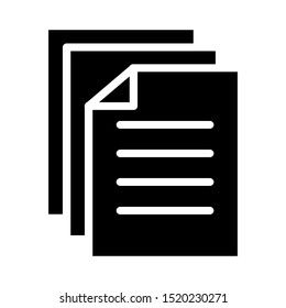 Paper icon vector design template