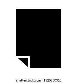 Paper icon vector design template