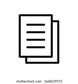 Paper icon vector design template ilustration