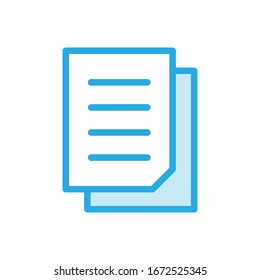 Paper icon vector design template ilustration