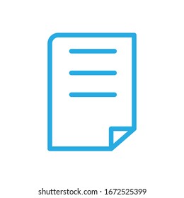 Paper icon vector design template ilustration