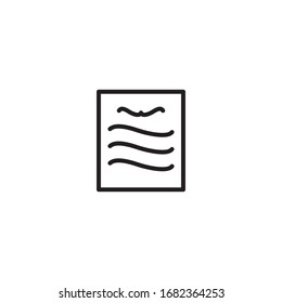 Paper Icon Vector Design Template