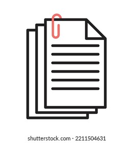 plantilla de diseño de vectores de iconos de papel