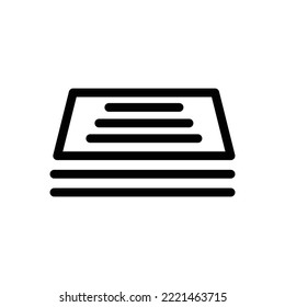Paper icon vector design template