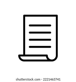 Paper icon vector design template