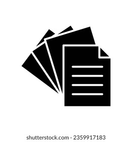 paper icon vector design template simple and clean