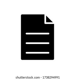 Paper icon vector design templates isolated on white background