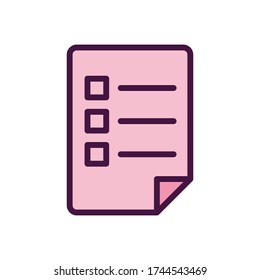 Paper icon vector design templates isolated on white background
