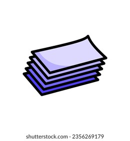 paper icon vector design templates 