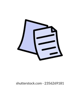 plantillas de diseño de vectores de iconos de papel 