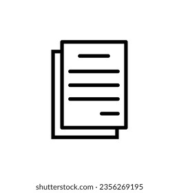 plantillas de diseño de vectores de iconos de papel 