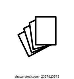 Vektordesign-Vorlagen für Papiersymbole 