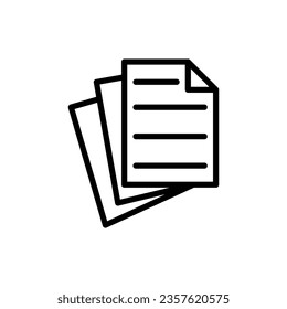 plantillas de diseño de vectores de iconos de papel 
