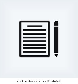 paper icon vector, flat design best vector icon