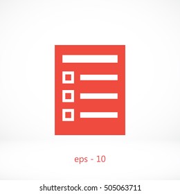 paper icon vector, flat design best vector icon