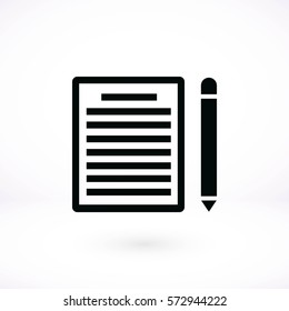 paper icon vector, flat design best vector icon