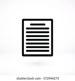 paper icon vector, flat design best vector icon