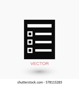 paper icon vector, flat design best vector icon