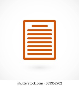 paper icon vector, flat design best vector icon
