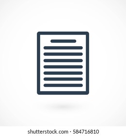 paper icon vector, flat design best vector icon