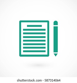 paper icon vector, flat design best vector icon