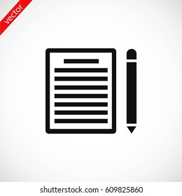 paper icon vector, flat design best vector icon